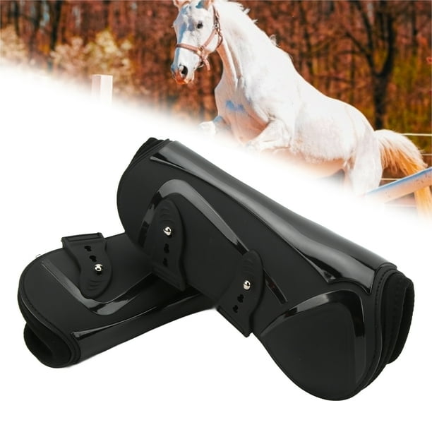 Herraduras, Botas Con Férula Para Caballos Botas Con Frente Abierto Botas Para Caballos Para Caballos Pies Delanteros Carcasa De PU Neopreno Elástico Protector