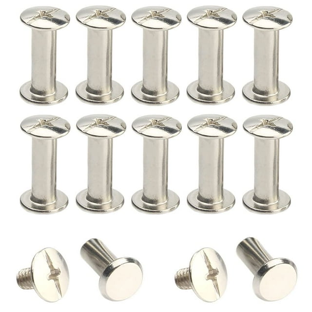 Paquete de 100 tornillos de conexión M4 tornillos de montaje de muebles tornillos de montaje tornillos de conexión con tornillos de conector de perno TUNC Sencillez