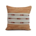 thumbnail image 2 of Simply Daisy, 20 x 20 inch, Oar Stripe Center, Stripe Print Pillow, Navy, 2 of 2