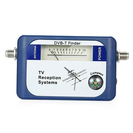 

OWSOO DVB-T Digital Satellite Signal Finder Meter Aerial Terrestrial TV with Compass TV Reception Systems