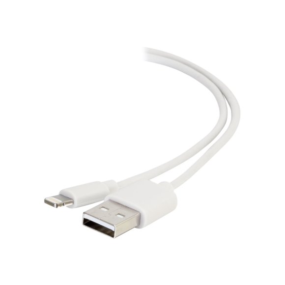 C2G 1m Lightning Cable - USB A to Lightning Cable - Charging Cable - Lightning cable - Lightning male to USB male - 3.3 ft - shielded - white