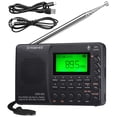 thumbnail image 1 of ZHIWHIS Portable Bluetooth Radio, FM AM Shortwave Radios with Sleep Timer and Preset Function, Rechargeable Digital Recorder, Stereo MP3 Player with Lyric Display, Support Micro SD Card and AUX, 1 of 8