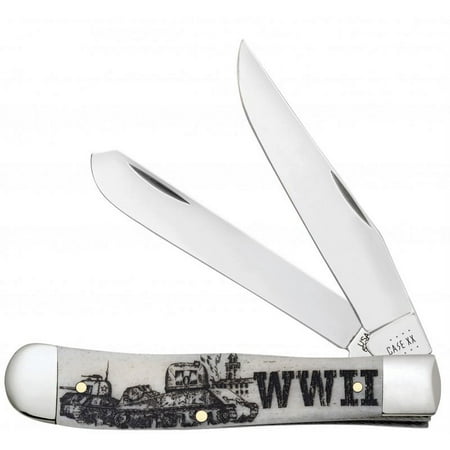 Case Cutlery 50950 WWII Trapper Natural Folding Pocket Knife