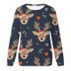 thumbnail image 4 of Puntoco Mujer Invierno Sexy Cuello Redondo Manga Larga tops Navidad Impreso Regular Sudaderas Sudadera Blusa Puntoco Puntoco-649, 4 of 5