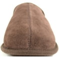 thumbnail image 2 of Snugrugs Mens Luxury Sheepskin Slipper with Light Weight Suede Sole - Brown - US 9, 2 of 7