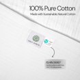 thumbnail image 4 of Twin 100% Cotton 4 Layered Blanket [White], 4 of 15