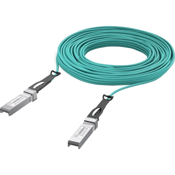 Ubiquiti Inc 30M 10G Long-Range Direct Attach Ethernet Cable in Aqua