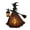 1PC, variant on Halloween Witch Lamp, Light Up Witch Figurine, Spooky Table Night Light for Halloween Decoration, Stained Gothic Witches Led Lamp, Holiday Decorations for Bedroom