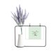 thumbnail image 1 of Estructura química del miedo Tarjeta de jarrón de lavanda artificial, 1 of 3