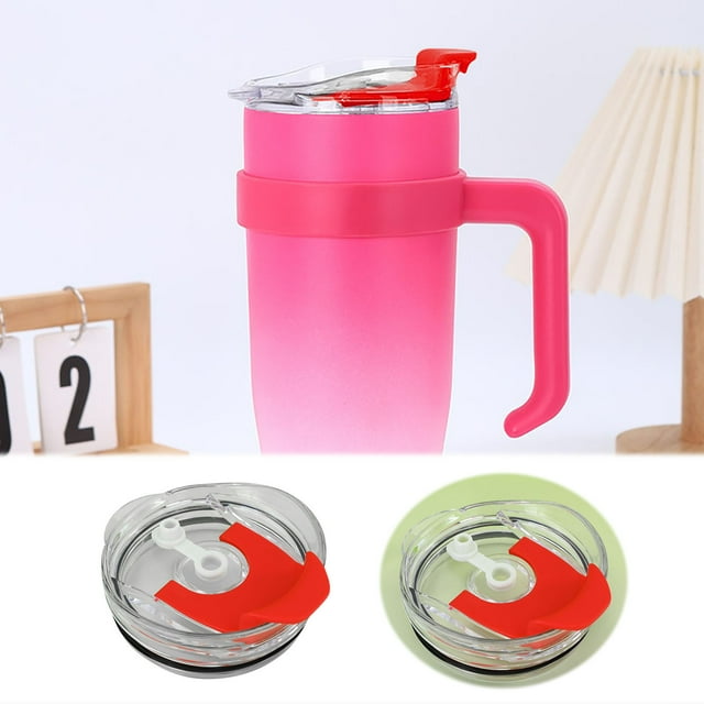 1 Pack Replacement Lids For 40 Oz Tumblers Compatible With And Others. Drinking Options: Directly Or Use A Straw Through The Flip Open Lid Lettuce Fresh Container Reusable Storage Bags Sandwich Bags
