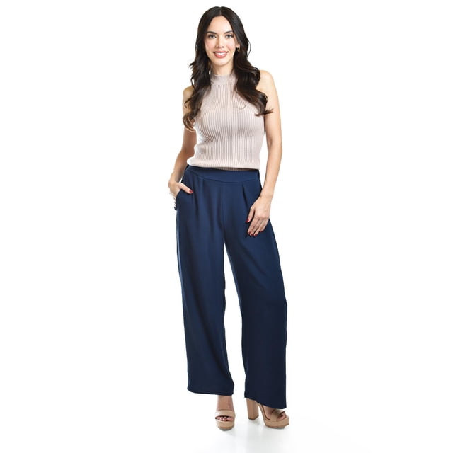 Pantalon de pierna ancha Roman Fashion / Juvenil, 9202 (Azul marino) azul marino M