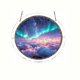 thumbnail image 2 of Round Acrylic Puzzle Suncatcher - Stained Glass Style Window Hanging Dreamy For Home Decor, 2 of 6
