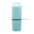 thumbnail image 2 of Unique Bargains 1 Pcs Toothbrush Case Traveling Toothbrush Holders Case PP Sky Blue 20x7.5x5.5cm, 2 of 6