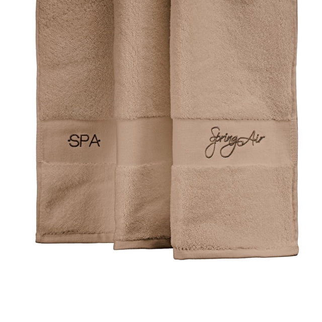 Toalla Baño Grande Spring Air 90x170cm Algodón Ultra Suave. - Beige- Liso