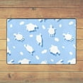 thumbnail image 5 of ZICANCN Sheep Clouds Background Area Rugs Doormat , Facecloth Non-Slip Floor Mat Rug for Living Room Kitchen Sink Area Indoor Outdoor Entrance 72"x48", 5 of 9