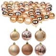 thumbnail image 2 of Jeco 48 Piece Shatterproof Plastic Christmas Ornament Set in Copper, 2 of 5