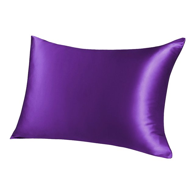 Unique Bargains Taie d'Oreiller 19 Momme Silk avec Fermeture Éclair Cachée