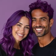 Splat Original Complete Kit, Unisex Semi-Permanent Hair Dye with Bleach, Lusty Lavender