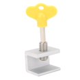 thumbnail image 3 of 10 Sets Silver Aluminum Alloy Sliding Window Locks with Random-Design Bottle Opener Wrench - Key-Operated Adjustable Security Locks for Vertical & Horizontal Sliding Doors/Windows, Child Safety &, 3 of 7
