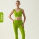 thumbnail image 3 of Chaleco ajustado de sensación desnuda, cintura alta cruzada, realce de cadera, pantalones deportivos rojos grandes, conjunto de Yoga sin línea de vergüenza, 3 of 5