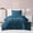 Teal, variant on Gabriel 3 piece Comforter Set, Blush, King