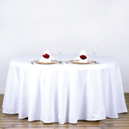 round inch table tablecloth tablecloths cloth polyester pack ivory supplies efavormart decorations linens linen hacks diy 10pc pcs tables seamless
