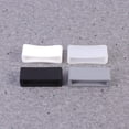 thumbnail image 2 of 4pcs 20MM Watch Strap Ring Silicone Bezel Activity Ring Watch Accessories Watch Strap Retaining Watch Bezel Activity Buckle White Black Transparent Grey, 2 of 6