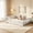 White, variant on AUU Full Size Rubber Wood Floor Bed with Safety Rails, Low Profile Platform with Side Opening