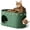Forest-Single, variant on Cat House For Indoor Cats  Bed Cave Multiple & Large Up To 22 Lbs Scratch Resistant Foldable Peekaboo Kitten Caves Tunnel Enclosed Peekapurr Light Gray