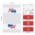 thumbnail image 2 of Sm:)e Stars America Heart and Map America Patriotic 4th of July Kitchen Towels Dish Towels, 18x26 Inch Memorial Day Decoration, 2 of 6
