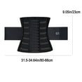thumbnail image 3 of KCGYNP High Elasticity Abdominal Support Belt,Breathable Mesh Waist Trainer for Adults,Fitness Exercise Body Shaping,11.81x7.09 Inches, 3 of 9