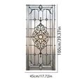 thumbnail image 2 of Stained Glass Window Privacy Film,Vintage Rainbow Window Film Static Cling Non-Adhesive Window Clings Decorative Glass Decal for Home Office, 17.7"x39.4", 2 of 5