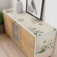 thumbnail image 4 of Flowers Eucalyptus Table Runner - 90 Inch Long, Kitchen Dining Table Runner Dresser Scarves, Vintage Country Botanical Floral Leaves Farmhouse Decor for Coffee Tables Wedding Party Banquet, 4 of 8