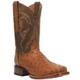 thumbnail image 2 of Dan Post Boots Mens Alamosa Embroidered Ostrich Square Toe Pull On Cowboy, 2 of 5