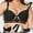 A_ Black, variant on Fashion SMihono Push Up Sports Bras for Women, Full Coverage Fat Smoothing Bra,Womens Uplift Underwire Bras for Big Bust Black 36