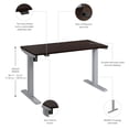 thumbnail image 4 of Move 40 Series 48W Adjustable Standing Desk in Black Walnut - Engineered Wood, 4 of 7