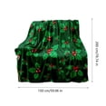 thumbnail image 3 of Dmlowu Christmas Flannel Blanket - Extra Soft Christmas Throw Blanket for Couch, Comfortable Fluffier Cooling Blanket for Holiday Party Christmas Decorations, 59x79 inch, 3 of 7