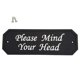 thumbnail image 1 of 2xInsignia de Letrero de de Puerta de Pared de Jardín Flexible Tu Cabeza_1 Sunnimix Tablero decorativo de placas de puerta, 1 of 8