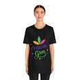 thumbnail image 3 of Mardi Gras Shirt Unisex Graphic T Shirt Art Design By PPU Best Bella Canvas 3001, 3 of 137