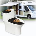 thumbnail image 6 of HELLHERO Sunflower Paw Prints Adjustable Polyester Toilet Top Cover Stretch Toilet Seat Lid Cover & Stretch Fit for Hotel Home, 6 of 8