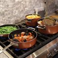 thumbnail image 3 of Gotham Steel StackMaster 8-Piece Aluminum Ultra-Nonstick Cast Textured Ceramic Coating Cookware Set, 3 of 6