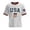 02 USA, variant on Soccer Jersey for Men USA Patriotic Print Short Sleeve Crew Neck Quick Dry Training Shirt Sports Casual T Shirt American Team Fan Support Top for Match Daily Outdoor