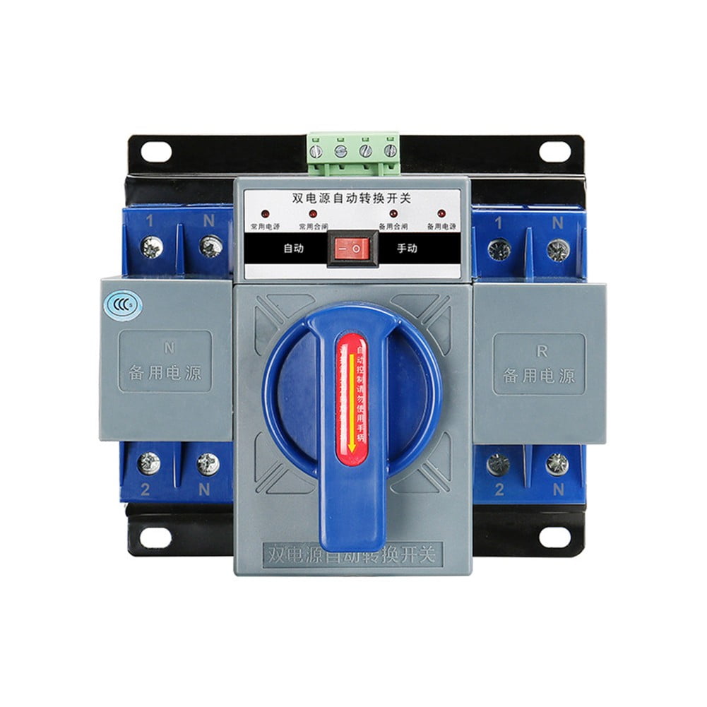 63A 2P Ats Dual Power Automatic Transfer Switch Generator Changeover Switch