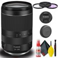 thumbnail image 1 of Canon RF 24-240mm IS USM Lens (Intl Model) Kit with Filter Set + Cleaning Kit, 1 of 7