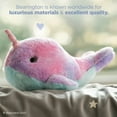 thumbnail image 5 of Bearington Rainbow Narwhal: 12” Groovy Plush Toy, Ultra-Soft with Purple, Blue, and Pink Rainbow Colors, Super Cozy with Sparkly Crystal Eyes, Machine Washable, Magical Gift for Kids of All Ages, 5 of 9