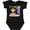 AB-Black, variant on Monkey First Birthday Boys or Girls Baby Bodysuit
