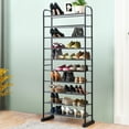 thumbnail image 2 of Costway Zapatero de 10 Niveles, Organizador Zapatero de 50 Pares con Estantes Desmontables y Estructura de Metal, Torre de Zapatos de Gran Capacidad y Ahorro de Espacio para Sala de Estar/Pasillo, 2 of 8