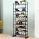 thumbnail image 2 of Costway Zapatero de 10 Niveles, Organizador Zapatero de 50 Pares con Estantes Desmontables y Estructura de Metal, Torre de Zapatos de Gran Capacidad y Ahorro de Espacio para Sala de Estar/Pasillo, 2 of 8