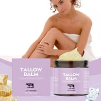 HYLLai Lavender Tallow Balm with Jojoba Oil – Whipped Moisturizer for Face & Body – Deeply Nourishing & Non-Greasy, 60g