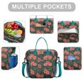 thumbnail image 2 of Pioneer Flower Floral Print Pattern Womens Lunch Box for Work,Insulated Large Lunch Bag for Tween and Teen,Loncheras Para Mujer,Leakproof Adult Lunch Bag for Work,Beach,Travel,Picnic,Camping, 2 of 7